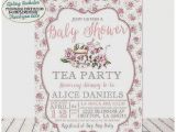 Vintage Tea Party Baby Shower Invites Baby Shower Invitation Luxury Vintage Tea Party Baby