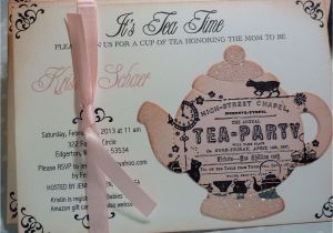 Vintage Tea Party Baby Shower Invites Bridal Shower Tea Party Invitations Bridal Shower Tea