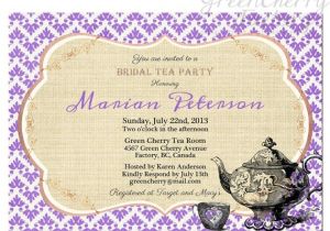 Vintage Tea Party Baby Shower Invites Items Similar to Tea Party Invitation Retro Vintage