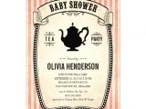 Vintage Tea Party Baby Shower Invites Vintage Baby Shower Tea Party Invitations 5" X 7