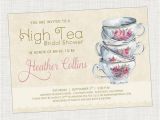 Vintage Tea Party Baby Shower Invites Vintage Tea Cup Bridal Shower Invitation Baby Shower