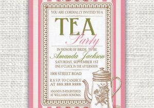 Vintage Tea Party Invitations Free 75 Best Invitations Images On Pinterest