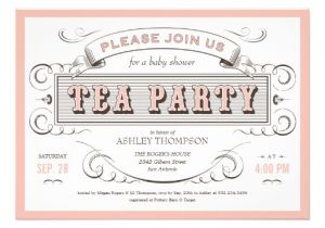 Vintage Tea Party Invitations Free Vintage Tea Party Invitations 5" X 7" Invitation Card
