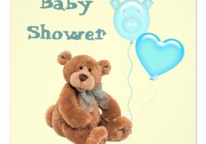 Vintage Teddy Bear Baby Shower Invitations Vintage Teddy Bear Baby Shower Invitation 5 25" Square