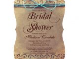 Vintage themed Bridal Shower Invitations Rustic Country Vintage Bridal Shower Invitations 5" X 7