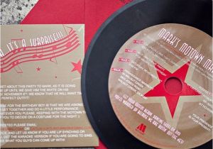 Vinyl Record Party Invitation Template Custom 45 Rpm Vinyl Record Invitations Designed by
