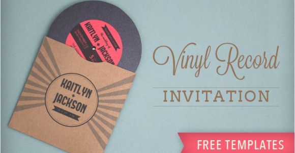 Vinyl Record Party Invitation Template totally Free totally Rockin 39 Diy Vinyl Record Wedding