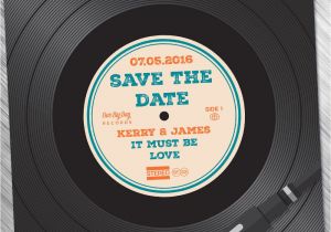 Vinyl Record Party Invitation Vinyl Record Wedding Invites Save the Dates Wedfest