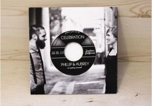 Vinyl Record Wedding Invitation Template Music Lovers Vinyl Record Wedding Invitation Authentic Vinyl