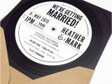 Vinyl Record Wedding Invitation Template Vinyl Record Wedding Invitation On Behance