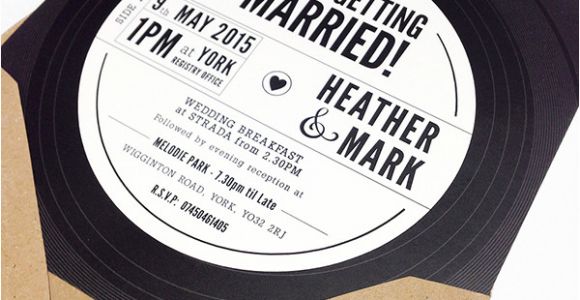Vinyl Record Wedding Invitation Template Vinyl Record Wedding Invitation On Behance