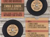 Vinyl Record Wedding Invitation Template Wedding Vinyl Invitations Be Our Guest Designs