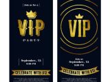 Vip Party Invitations Template Luxury Vip Invitation Cards Template Vector 05 Download