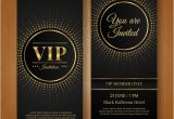 Vip Party Invitations Template Vip Invitation Template Vector Free Download
