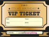 Vip Pass Birthday Invitations Free 20 Vip Ticket Invite Birthday Party Invitations Kids Boys
