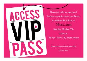 Vip Pass Birthday Invitations Free Vip Pass Invitation Template