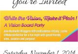 Vision Board Party Invitation 9 Best Write the Vision Vision Board Ideas Images On