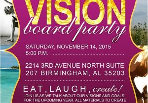 Vision Board Party Invitation Adrienne Nixon S Vision Board Party