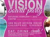 Vision Board Party Invitation Template Vision Board Party Invitation events Resolutions and
