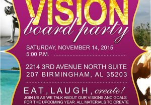Vision Board Party Invitation Template Vision Board Party with Adrienne Nixon Tickets Sat Nov