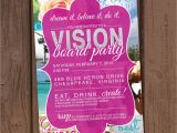Vision Board Party Invitation Vision Board Party Invitation