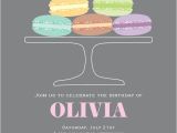 Vista Print Birthday Party Invitations 17 Best Images About Macaron Birthday On Pinterest