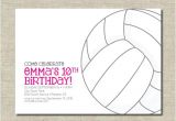 Volleyball Party Invitation Template Volleyball Party Invitation