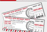 Volleyball Party Invitations Volleyball Invitation Volleyball Birthday Volleyball Party