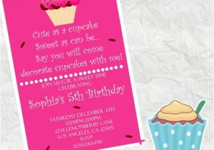 Walgreens Print Birthday Invites Cute as A Cupcake Birthday Invitation 4×6 Walgreens Picture