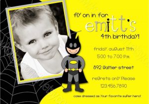 Walmart Customized Birthday Invitations Batman Birthday Invitations Walmart – Amazing Invitations