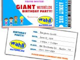 Water Slide Birthday Party Invitations Free Water Slide Birthday Party Invitations Giant Slip N