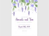 Watercolour Wedding Invitation Template Watercolor Wedding Invitation Template Vector Free Download