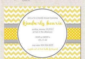 Wedding and Baby Shower Combined Invitations Items Similar to Chevron and Dots Custom Baby Shower