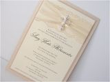 Wedding and Baptism Invitation Munion Lace Wedding Invitations Glitter Wedding