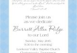 Wedding and Baptism Invitation Wording Baby Dedication Invitation Pinterest
