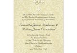 Wedding Card Invitation Wordings Christian Golden Rings Cross Christian Wedding Invitations Zazzle Com
