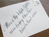 Wedding Envelope Fonts Calligraphy Wedding Envelope Addressingalice Font