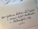 Wedding Envelope Fonts Hand Written Calligraphy Envelopes Onepaperheart