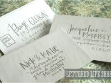 Wedding Envelope Fonts Wedding Calligraphy Envelope Addressing Silver Modern