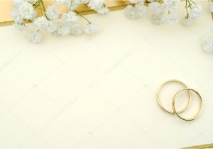 Wedding Invitation Blank Template High Resolution Wedding Invitation with Gold Rings 스톡 사진 52863015