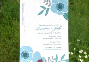 Wedding Invitation Catalogs Seed Paper Printable Wedding Invitations Kit Plantable