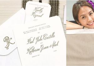 Wedding Invitation Cebu Kaye Abad is Ready to Send Out Invitations to Her Cebu