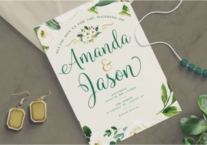 Wedding Invitation Designs Green Photoshop Tutorial How to Create A Wedding Invitation