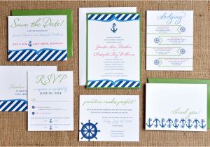 Wedding Invitation Designs Nautical Nautical theme Wedding Invitations