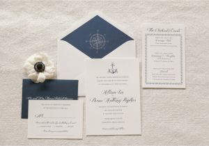 Wedding Invitation Designs Nautical Nautical Wedding Invitation Anchor Invitation Compass