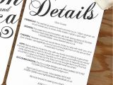 Wedding Invitation Details Card Example Childless Wedding Wording Party On Wedding Paper
