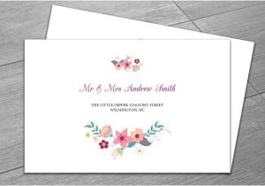 Wedding Invitation Envelope Address Template Wedding Envelope Template Invitation Templates