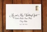 Wedding Invitation Envelope Address Template Wedding Invitation Calligraphy Digital Address formatting