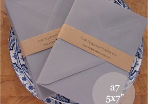 Wedding Invitation Envelopes 5×7 100 5×7 Grey Envelopes A7 Wedding Invitation by