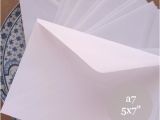 Wedding Invitation Envelopes 5×7 25 5×7 Wedding Envelopes A7 Envelopes White by